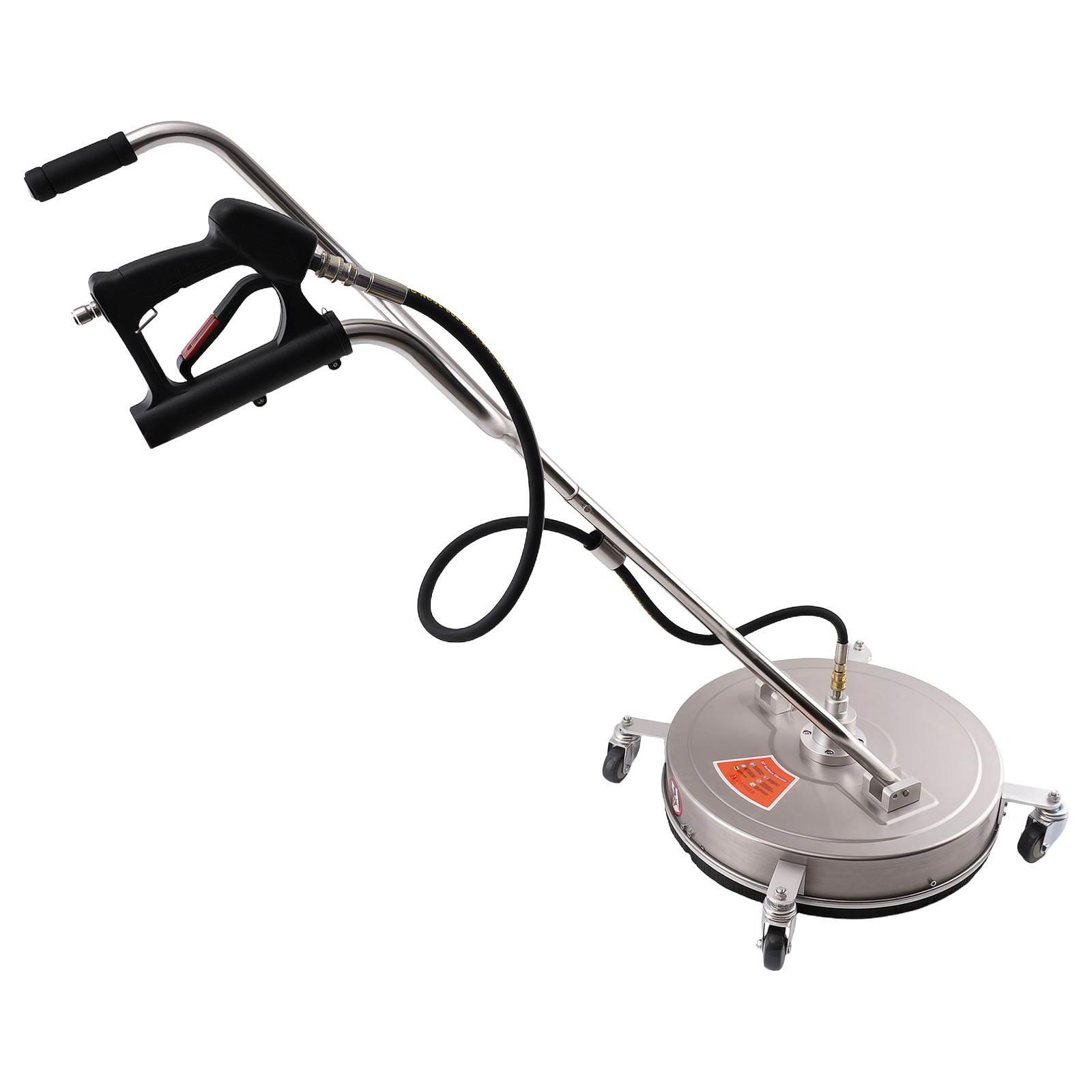 22″ Pressure Washer Surface Cleaner 4200 PSI w/ 4 Wheel Steel 3/8″ Quick Connect