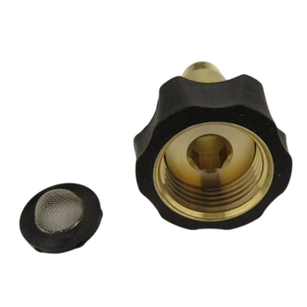 7110166 Pressure Washer Inlet Fitting Brass 3/8 Inch Male 3/4 Inch Female