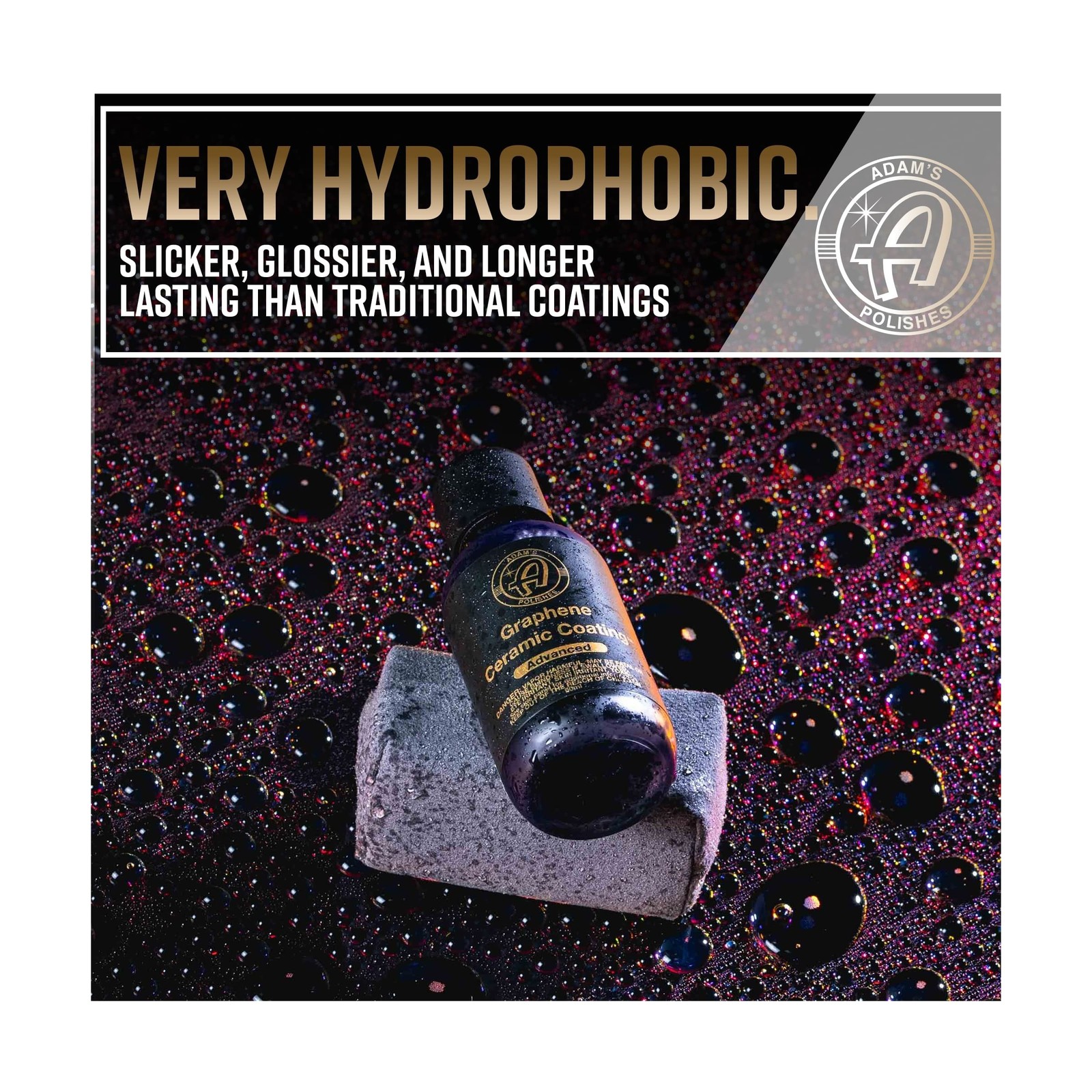 Adam’s Polishes Advanced Graphene Ceramic Coating – 10H Graphene Co… Fast Ship