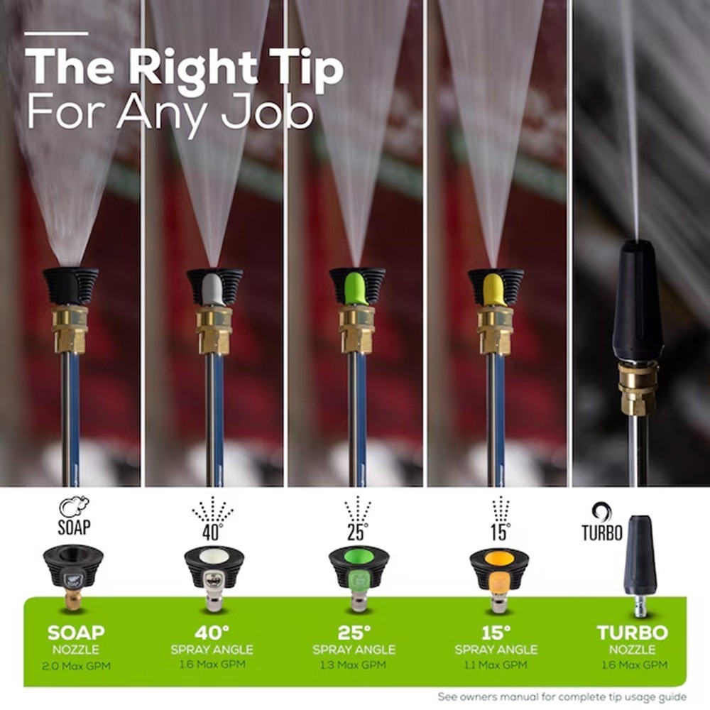 Greenworks 80V 3000PSI Pressure Washer w/ (2)x5Ah Battery & DualPort Charger