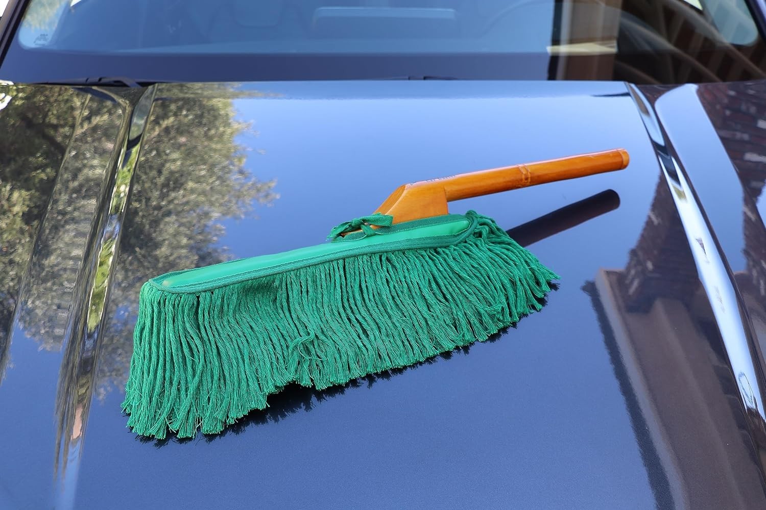 California Car Duster 2-Piece Detailing Combo Kit with Wood Handles 66442