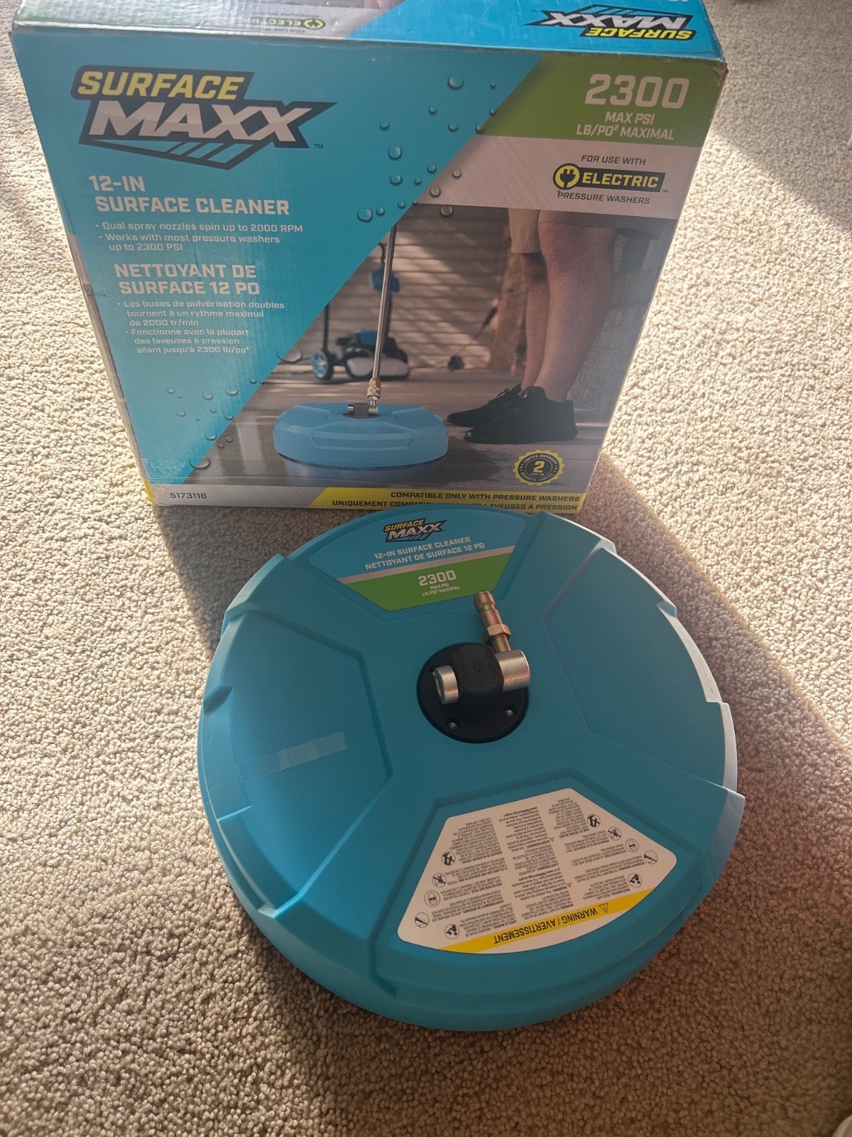 Surfacemaxx 12-in Surface Cleaner 2300Max PSI #5173116 Model #SGY-PWA201