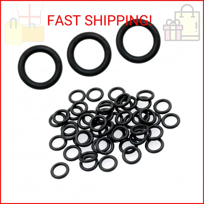 Kyuionty 50Pcs Power Pressure Washer O-Rings for 1/4 Inch M22 Quick Connect Coup