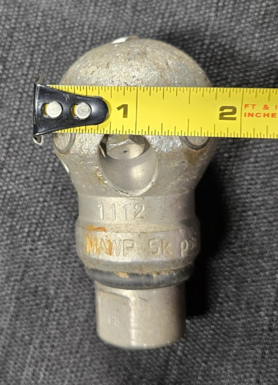 Warthog WT Classic R24 Rotary Sewer Jetter Nozzle 21 GPM 5000 PSI Genuine