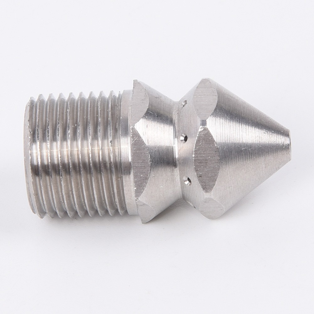 Washer Nozzle Cleaner Sewer Head Hose Drain 3/8BSP Male Steel Brass Rustproof