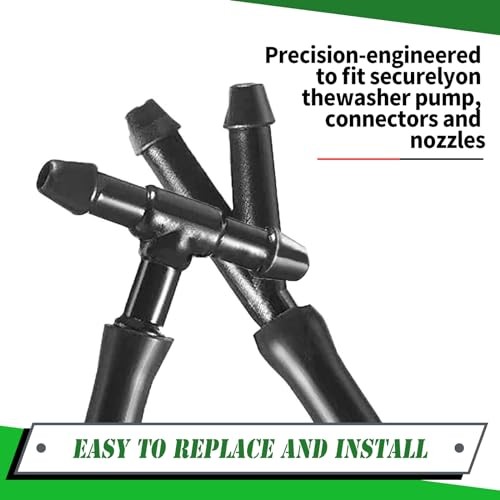 30 PCS Car Windshield Washer Hose Kit, 13Ft Rubber Washer Hose, 30 PCS Vehicle