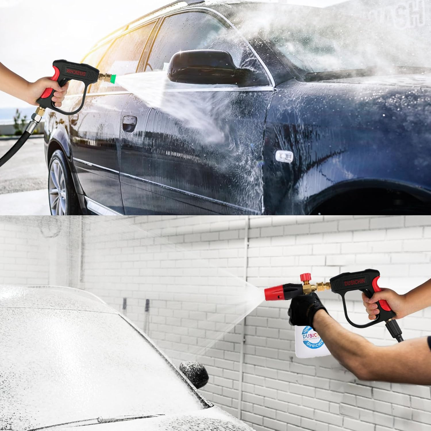 DUS-022 Short Wand High Pressure Washer Gun 3000 PSI for Pressure Power Washers