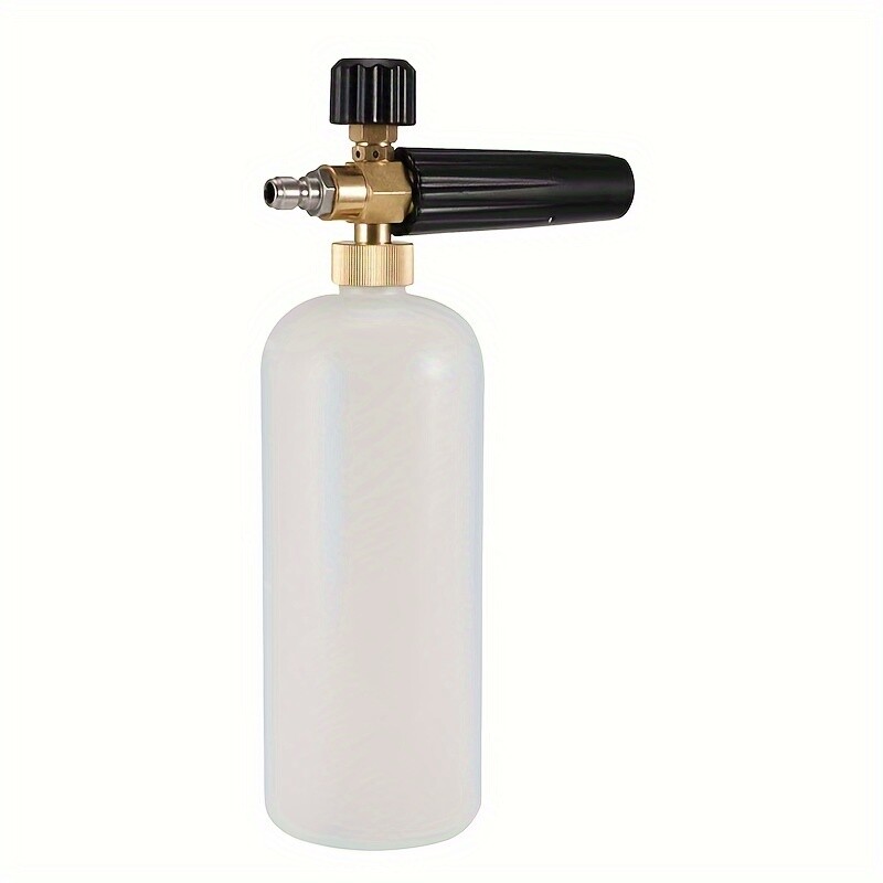 1/4″ Snow Foam Washer Gun Car Wash Soap Lance Cannon Spray Pressure Jet Bottle
