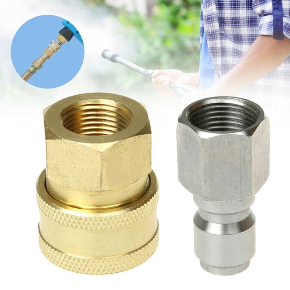 Reliable G3/8 Male And Female Coupling For Pressure Washer Hose Connections