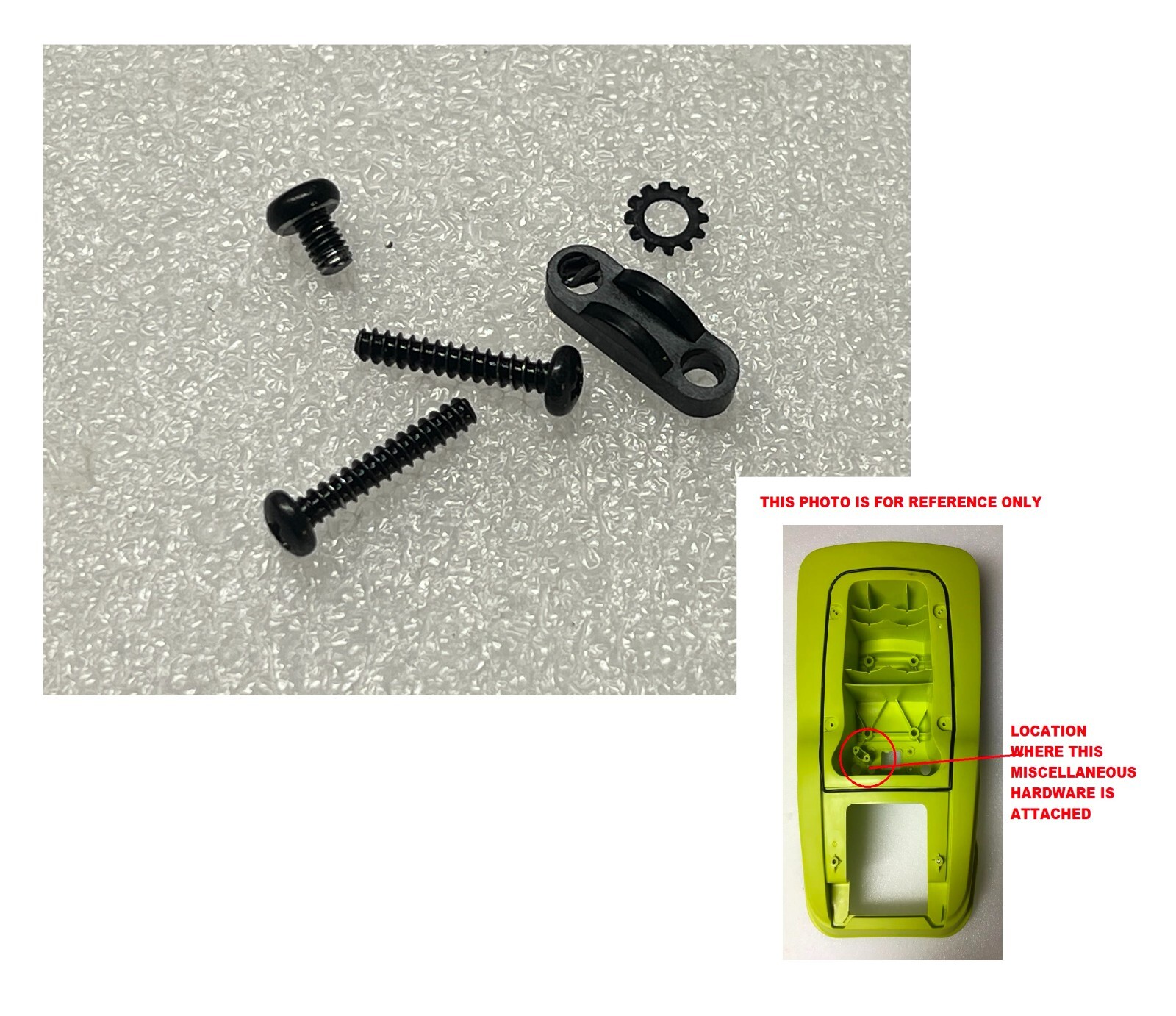 OEM Ryobi Parts RY142300 Electric Pressure Washer cord clamp screws washer etc