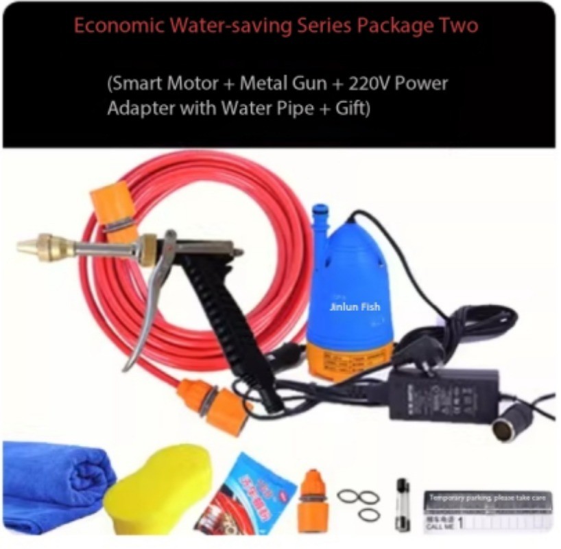 12V High-Pressure Car Wash Machine for Home Use 220V Portable Car Washer