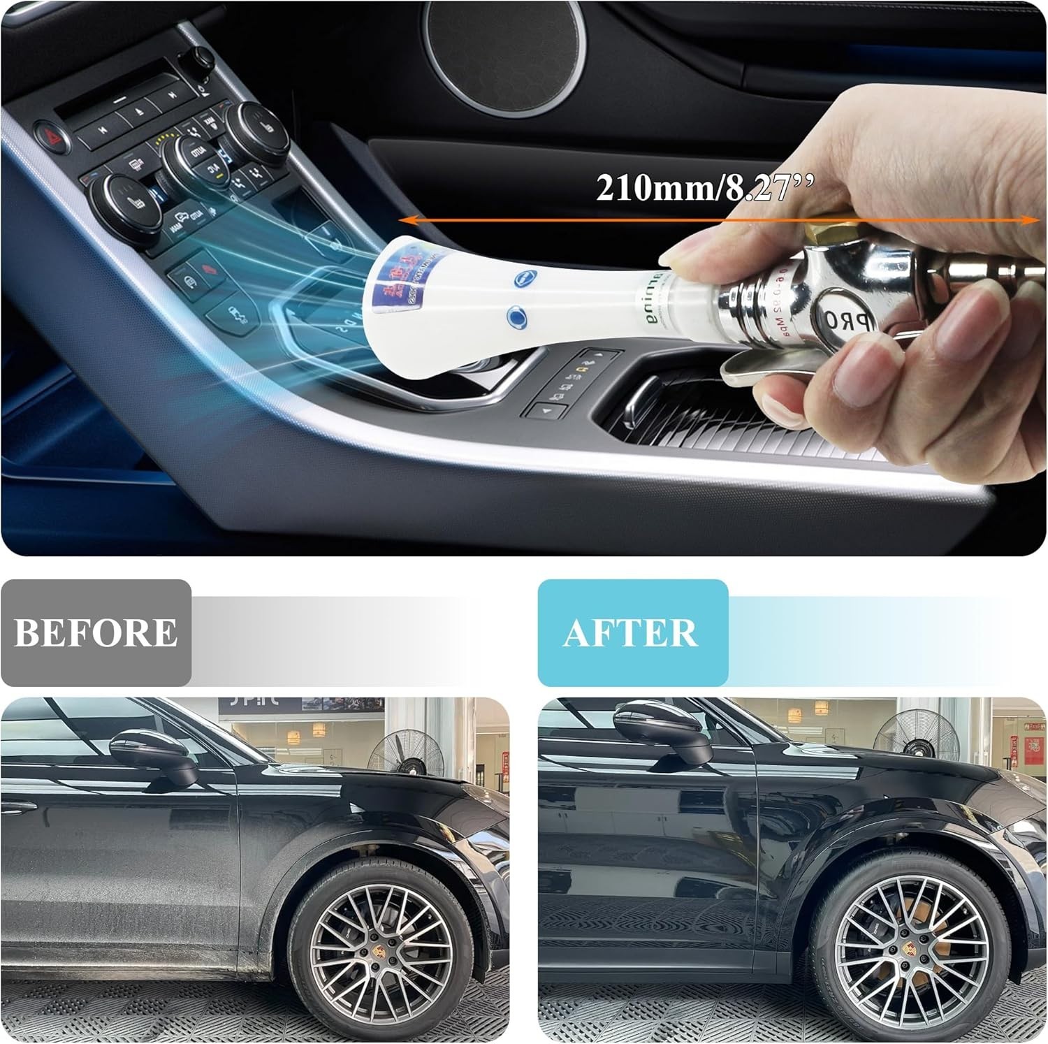 Tornado mini,Car Cleaning Gun Trumpet Head High Pressure Dryer Blow Gun,Car Cle