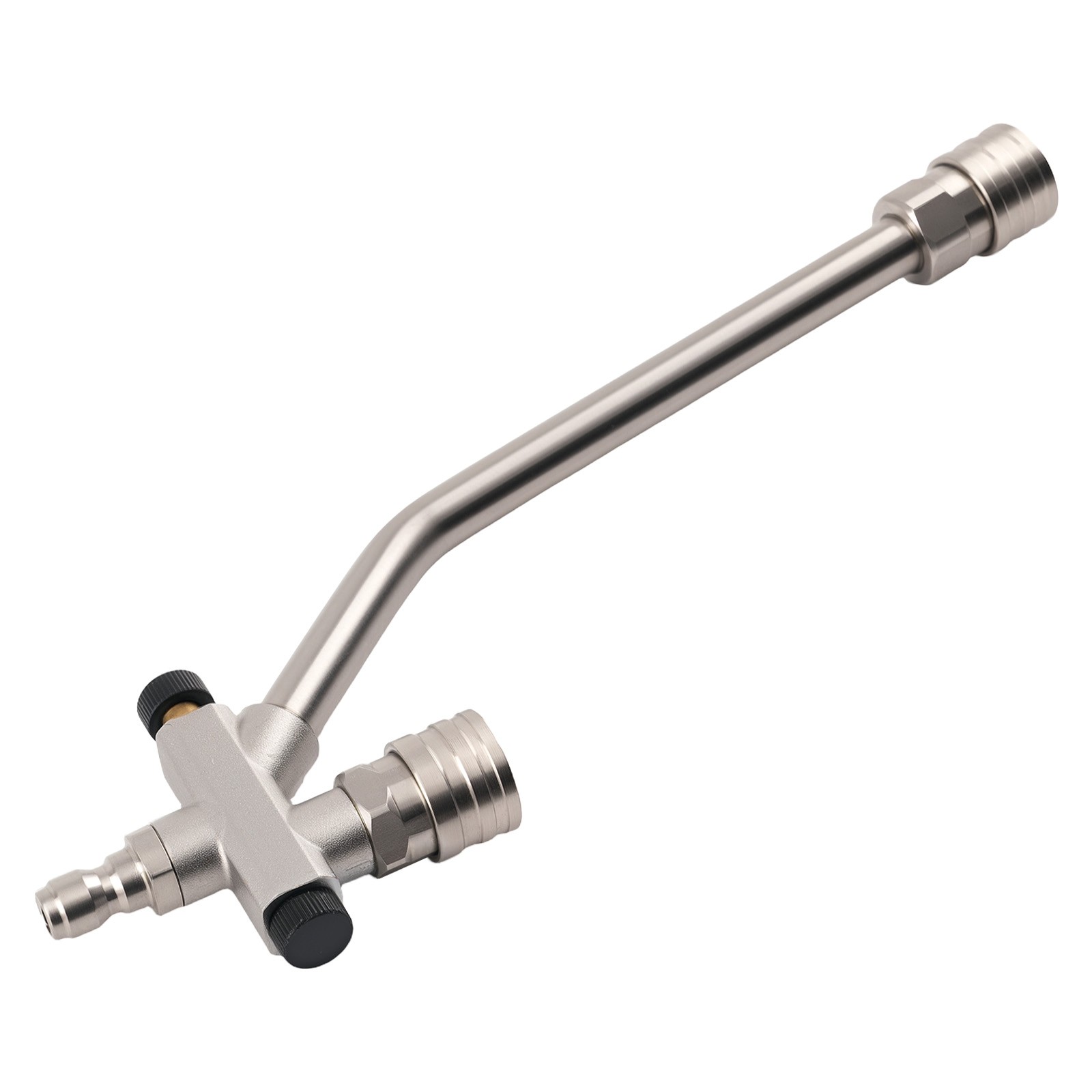 Pressure Washer Foam Lance Dual Use & 5 Spray Nozzles 4000 PSI 1/4″ Stainless