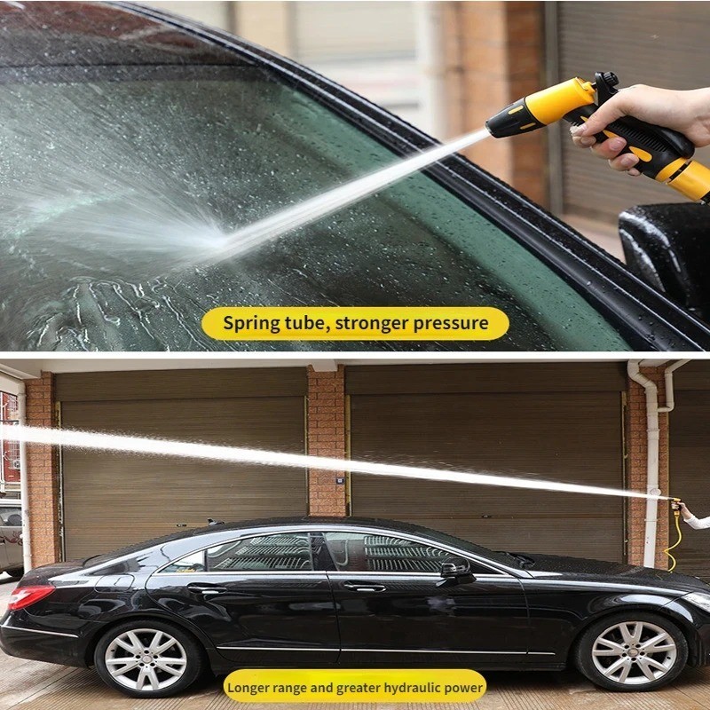 Telescopic Water Pipe with High-pressure Nozzle Car Washing Tool Set Extension