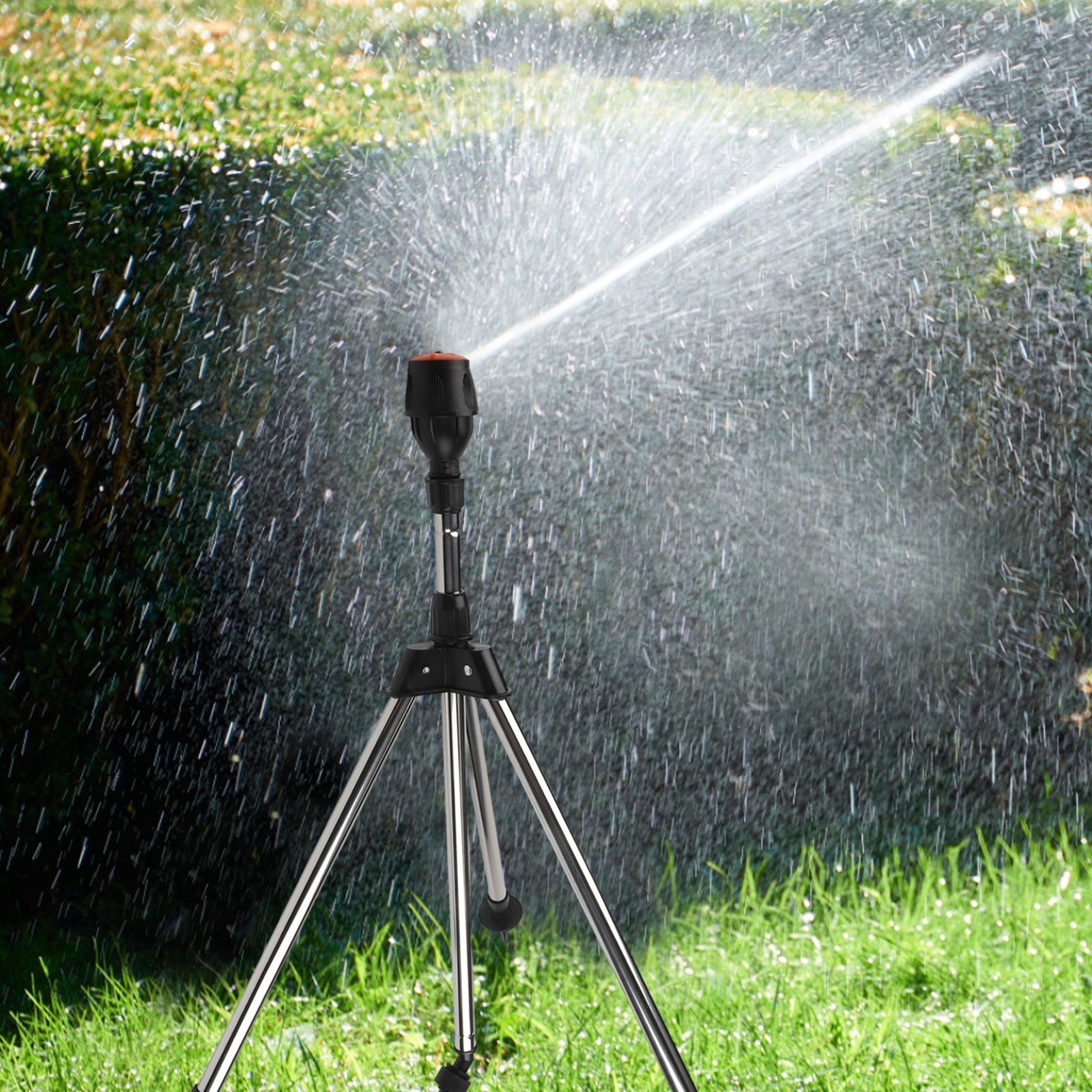 Easy to Use Stainless Steel Garden Sprinkler for Convenient Irrigation