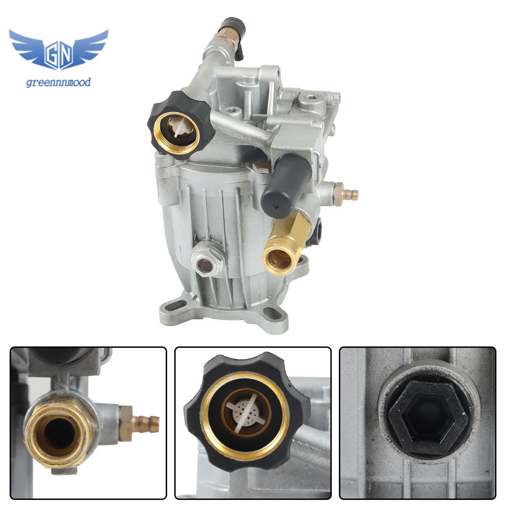 3000 PSI 2.5 GPM Pressure Washer Replacement Pump 3/4 HorizShaft MAX Oil Sealed