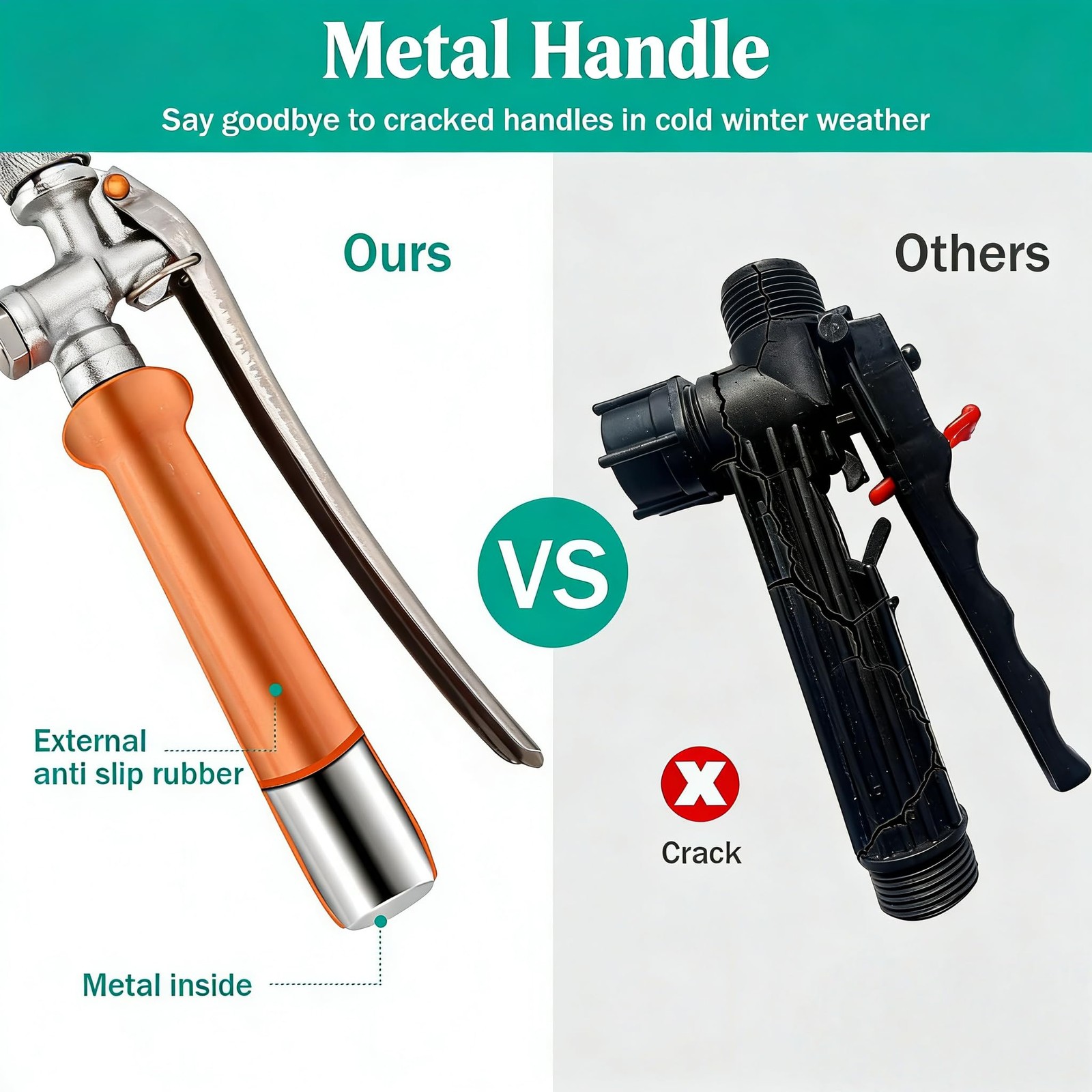 VANPET All Metal Replacement 2 x 29 x 1.5 inches, Sprayer Wand