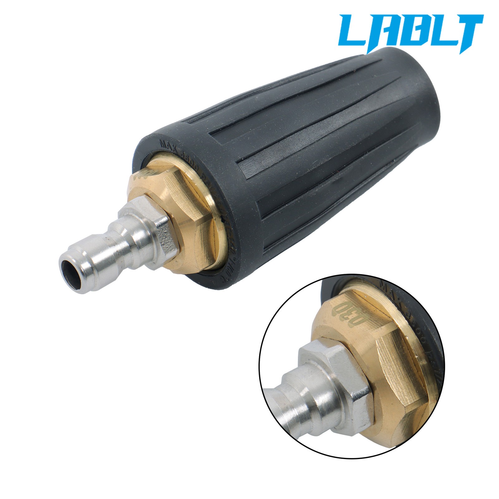 LABLT 360° Rotating Turbo with 5 Spray Nozzles Pressure Washer 3600 PSI 4.0GPM