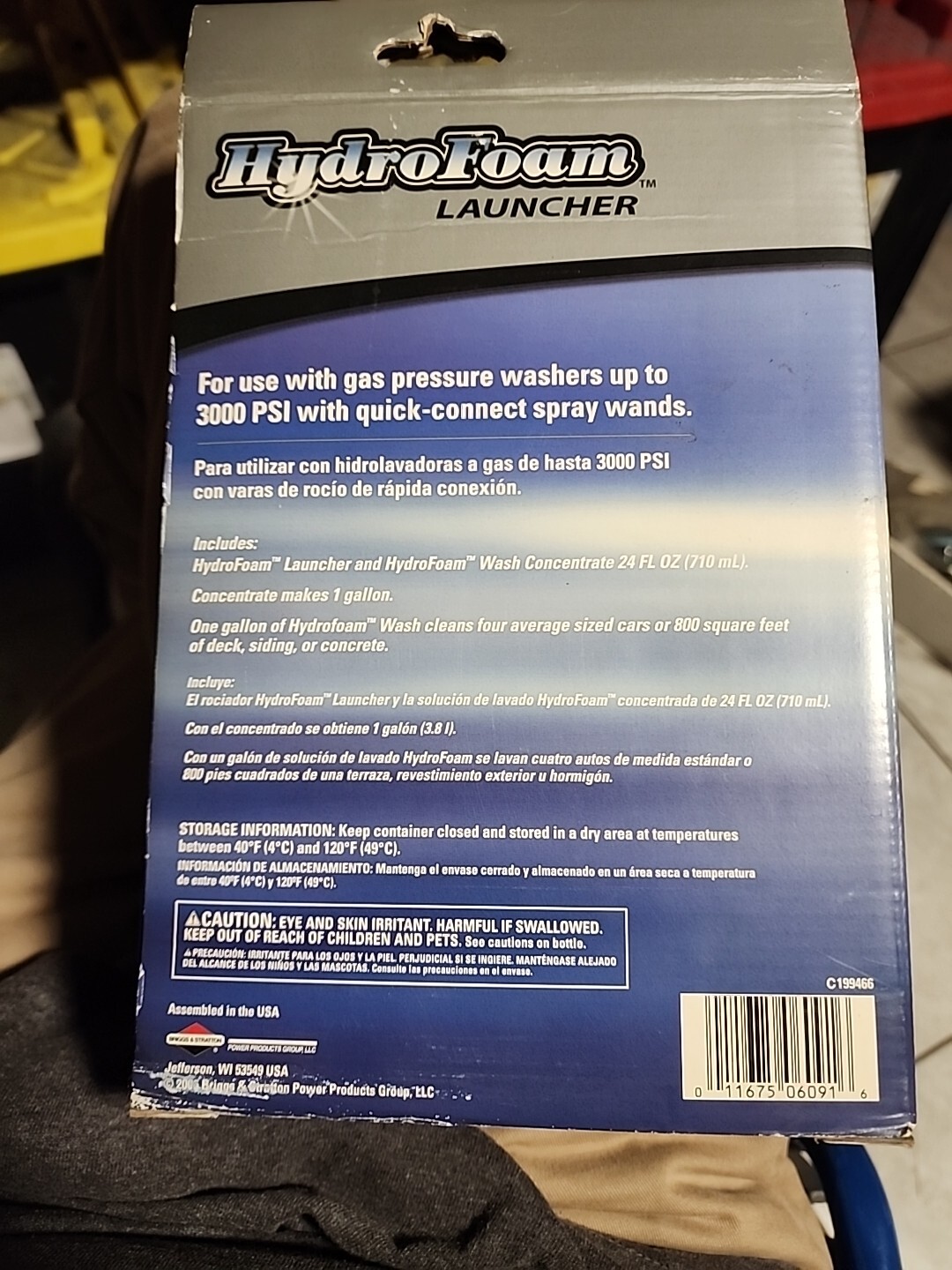 Briggs & Stratton HydroFoam Cleaning system Part #6135