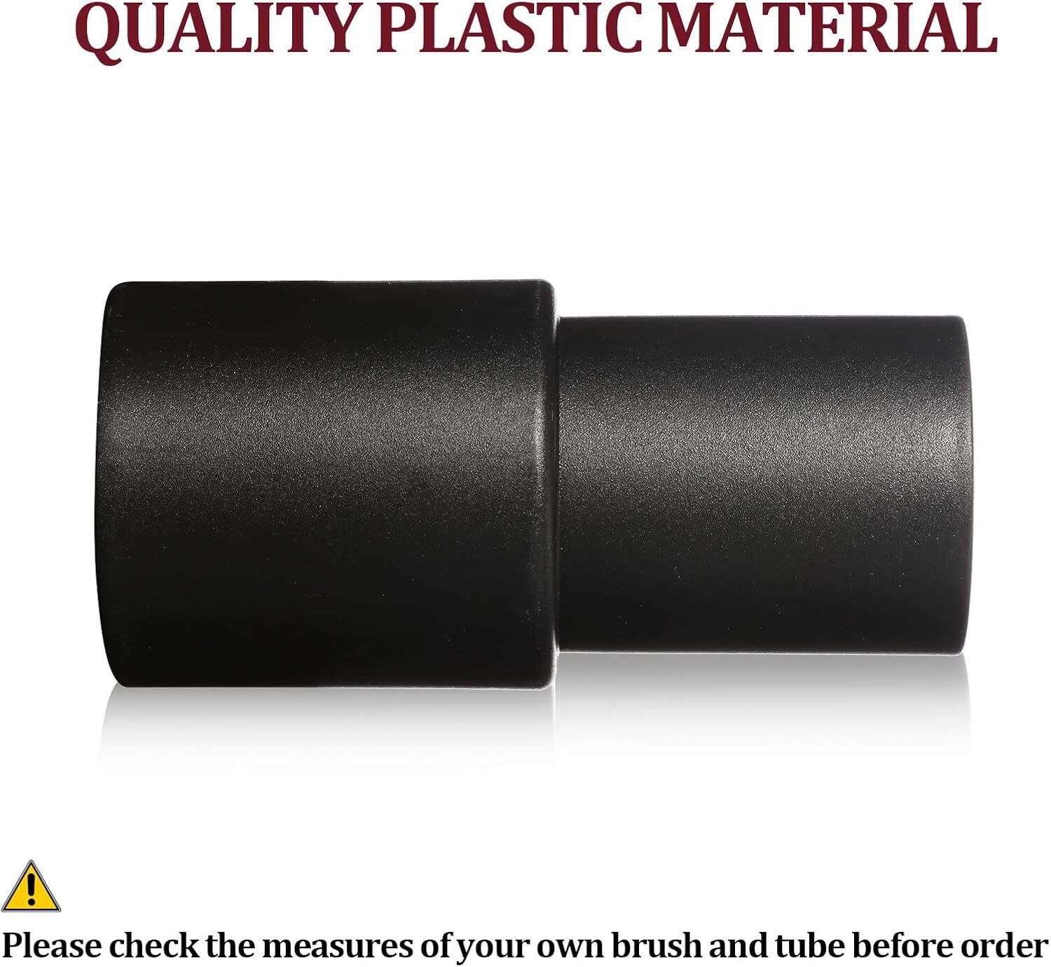 2 Pieces Cleaner Adapter 35mm (1-3/8 Inch) to 32 mm (1-1/4 Inch) for Inner Diame