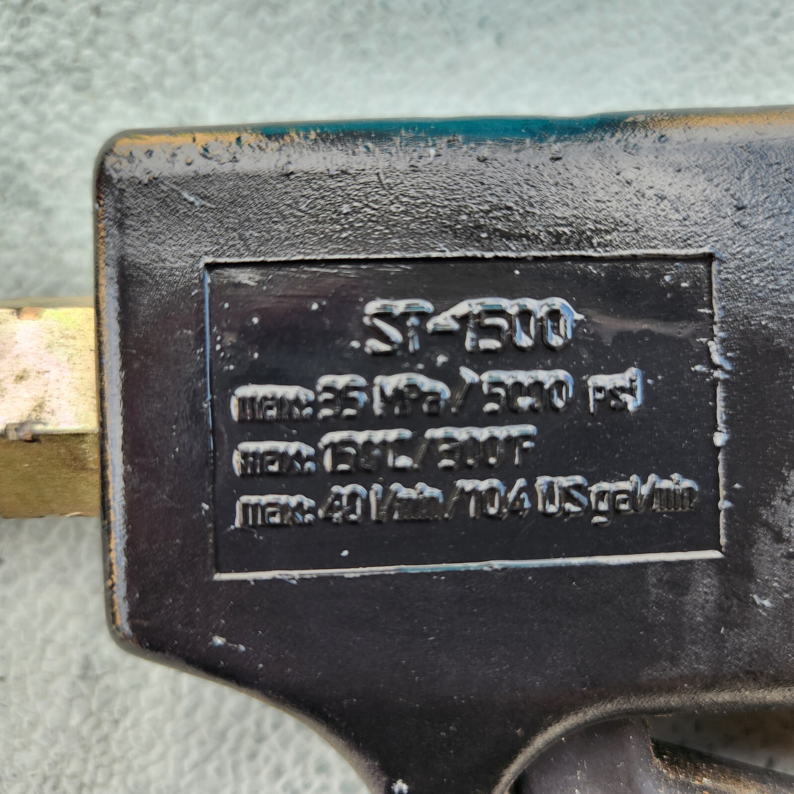 Suttner ST-1500 Pressure Washer Gun Wand 5000 PSI Used| UNTESTED