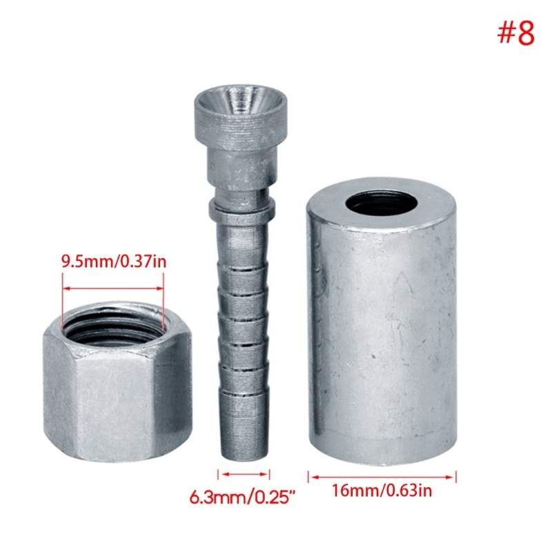 1 set High Pressure Washer Hose Insert Fittings Stainless Fitting