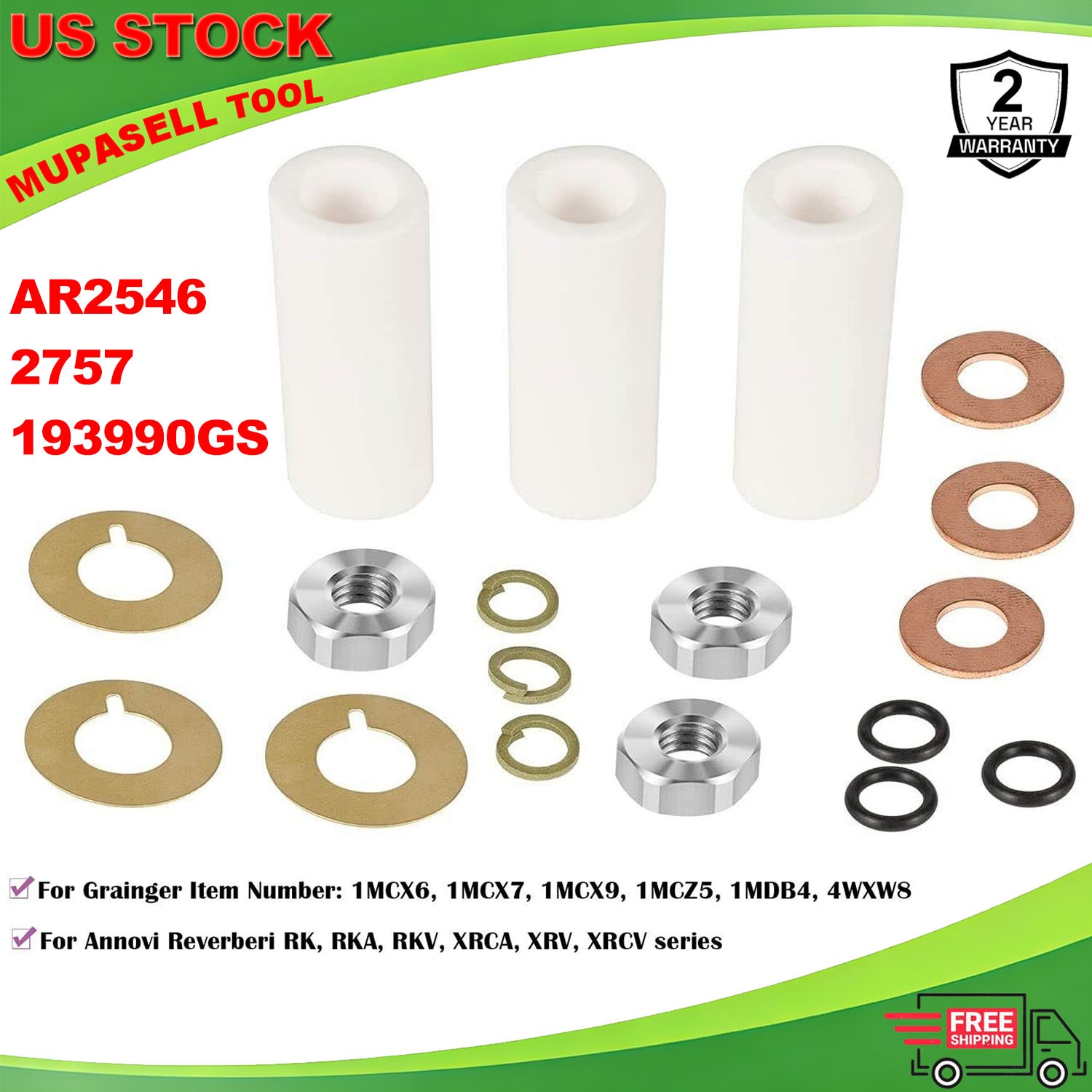 AR2546 Pump 18mm Piston Kit Ceramic Plunger For Annovi Reverberi RK RKA RKV XRCA