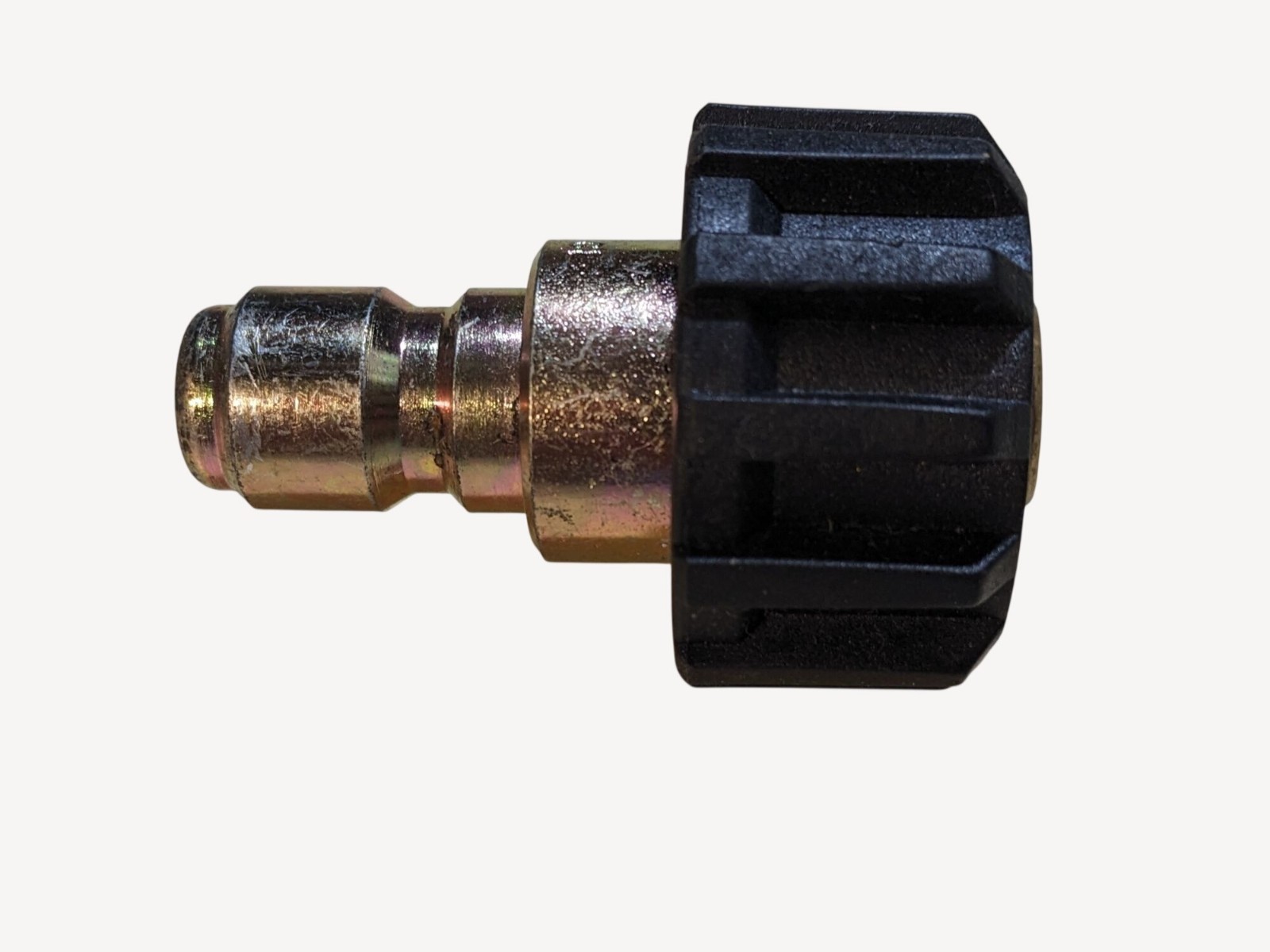 Pressure Washer M22 14mm Female To 3/8-Inch Brass Quick Connect Plug Adapter 2pk