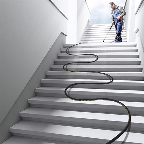 50FT Pressure Washer Hose with 3/8 Inch Quick Connect – High Tensile Wire