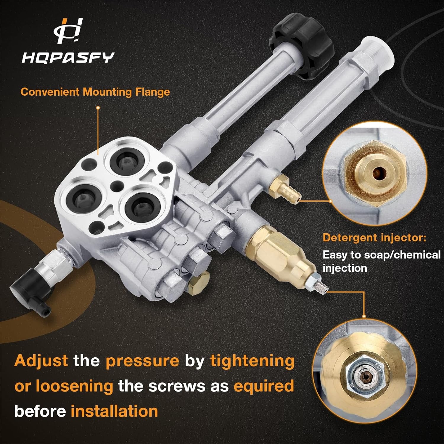 AR42940 Pressure Washer Pump Head Aluminum Compatible with SRMW RMW Series Pumps
