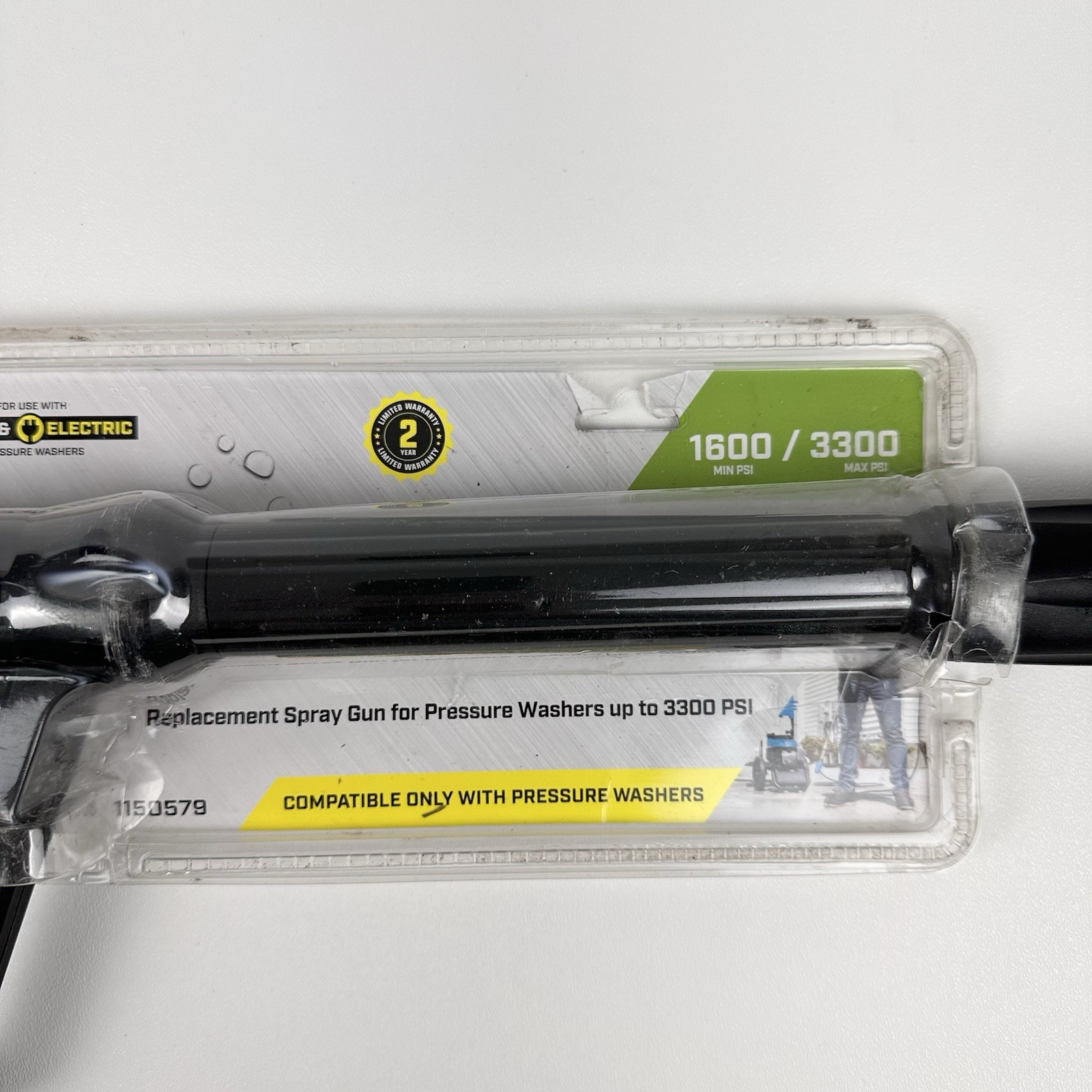 Surface Maxx Pressure Washer Gun 3300 PSI Max, New W/ Scratches & Scuffs