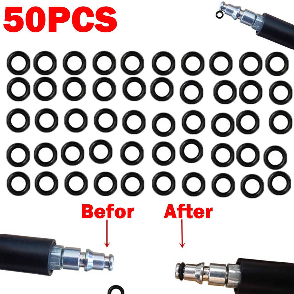 50 PiecesPressure Washer O Rings Kit for Pump Hose Gun Wand Coupler