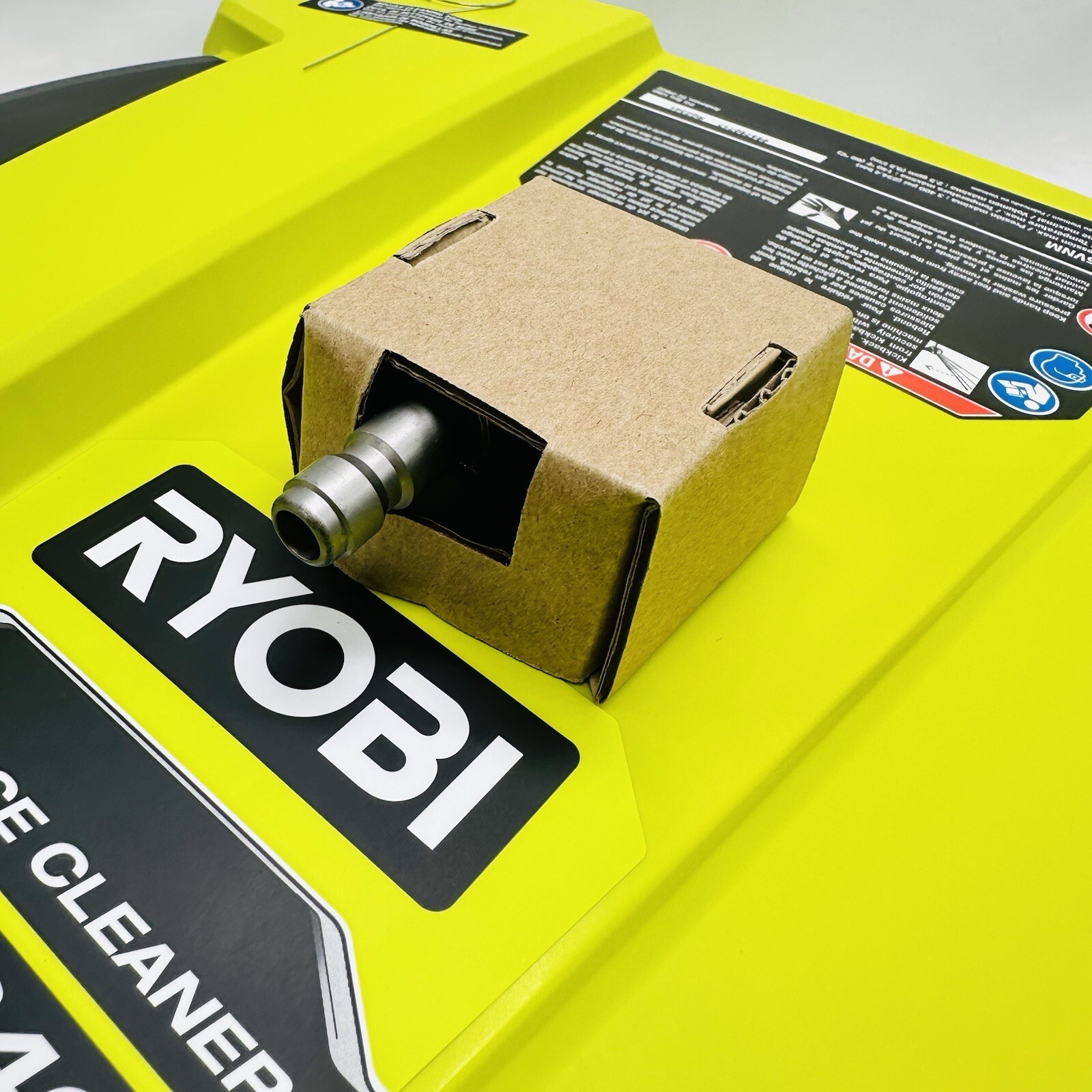 RYOBI 15 in. 3400 PSI Gas Pressure Washer Surface Cleaner Caster Wheels RY31SC15