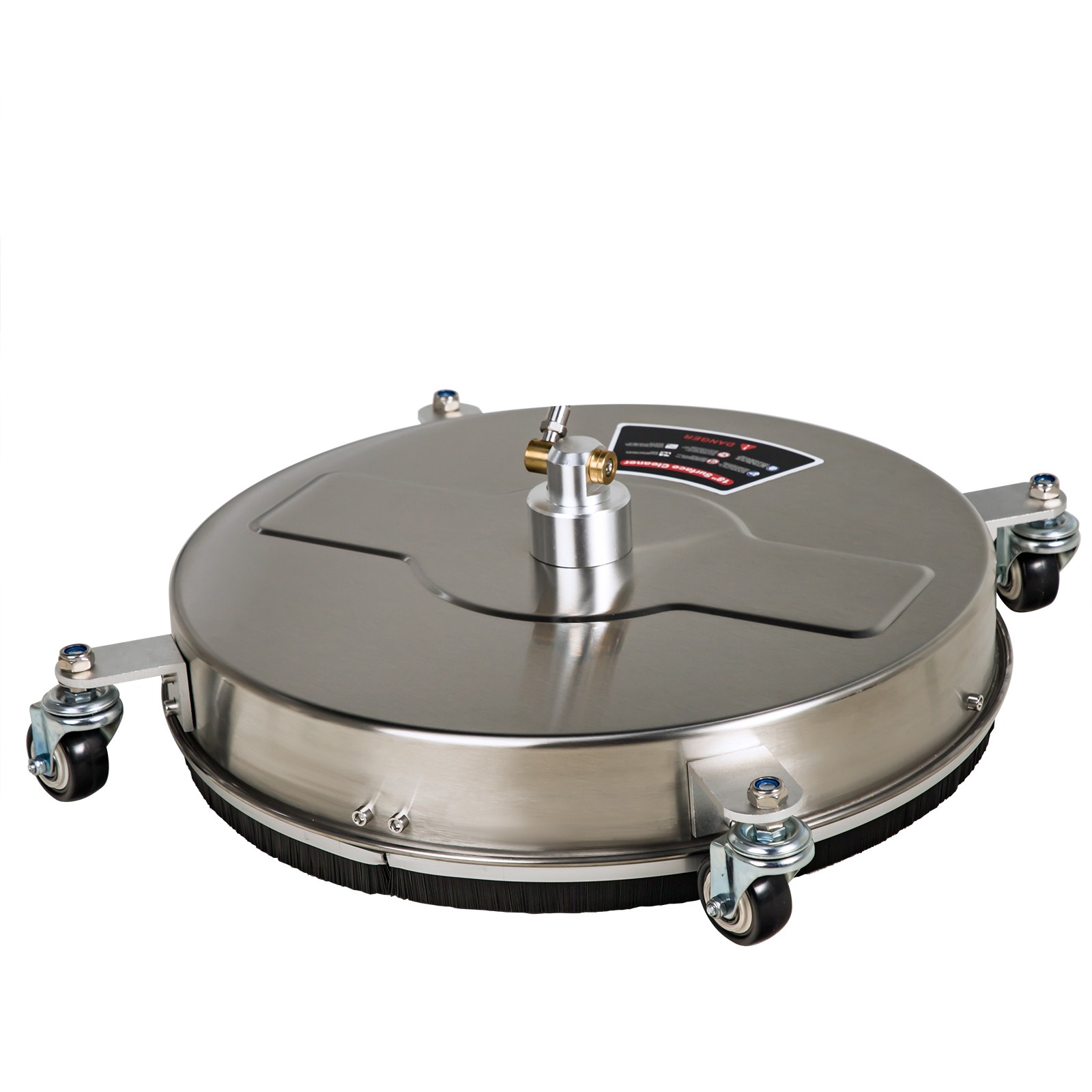 18″ Pressure Washer Surface Cleaner with 4 Wheels Stainless Steel Housing