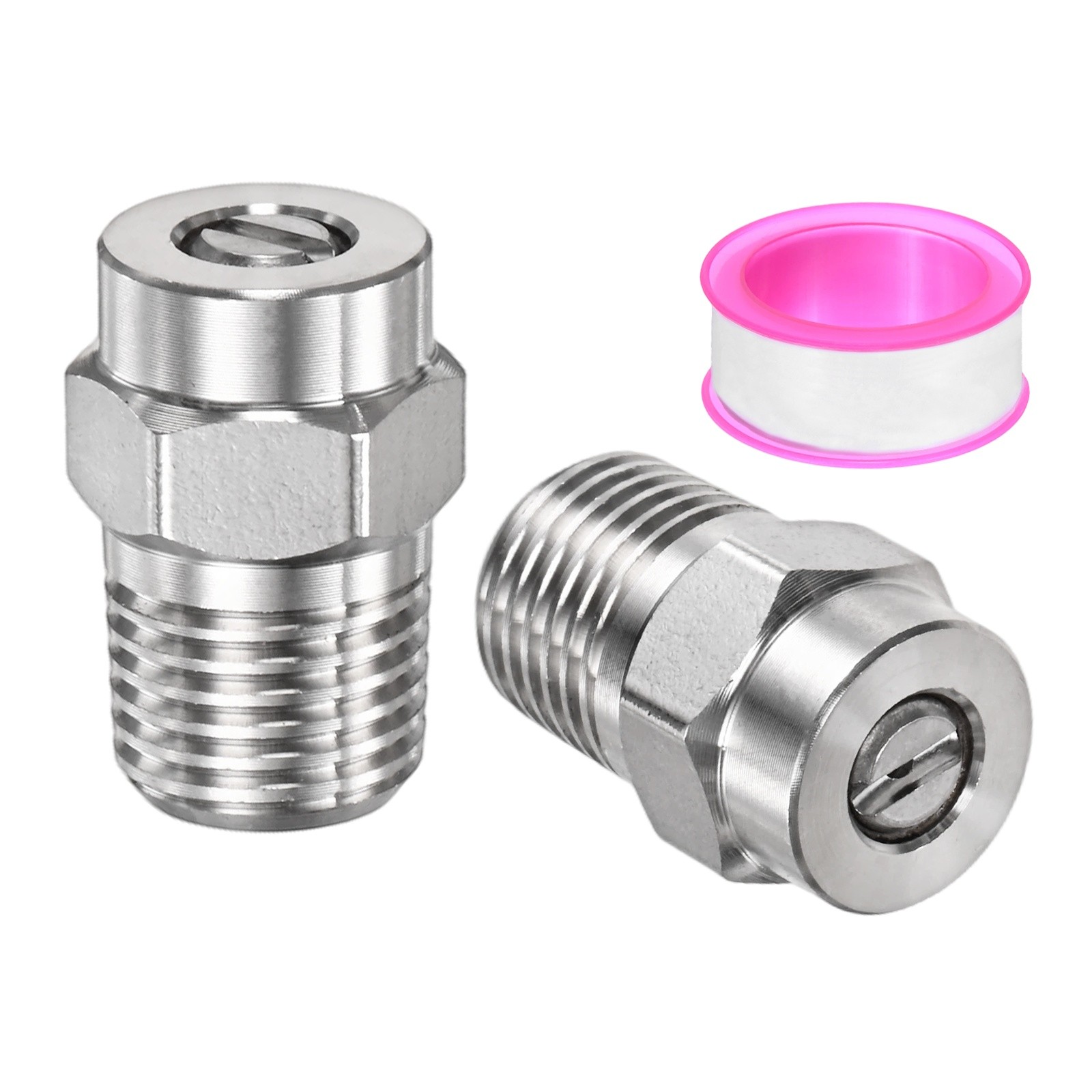 1/4″ NPT 15° Surface Cleaner Tip [2PCS] – Pressure Washer Nozzles [1.311MM Pore]