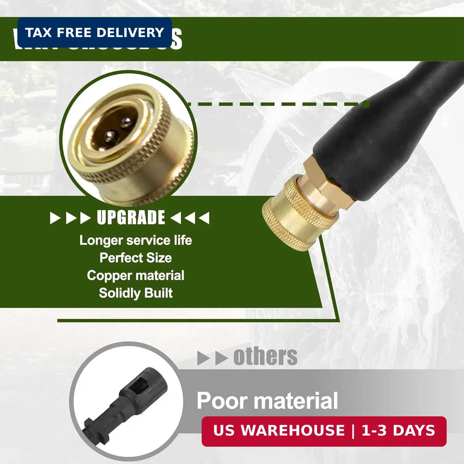 Pressure Washer Replacement Spray Wand # 308494075, Compatible with Ryobi RY1412