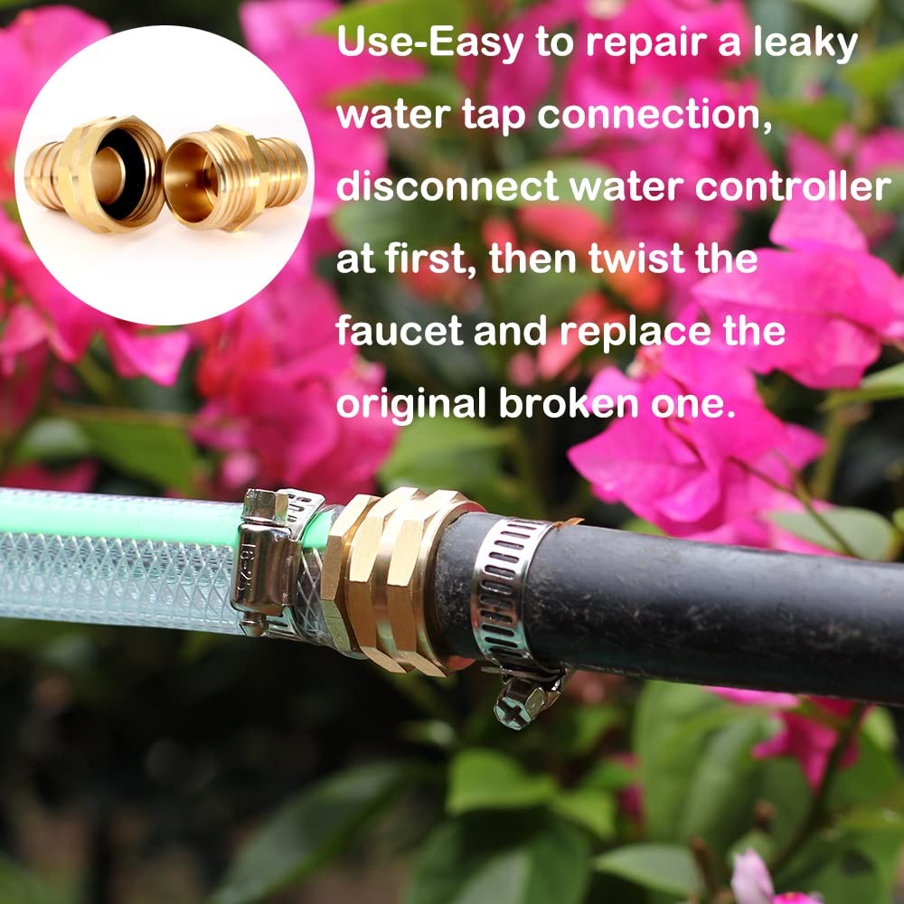 Black Leak Preventing Silicone Washer Gasket for Standard 3/4″ Garden Hose