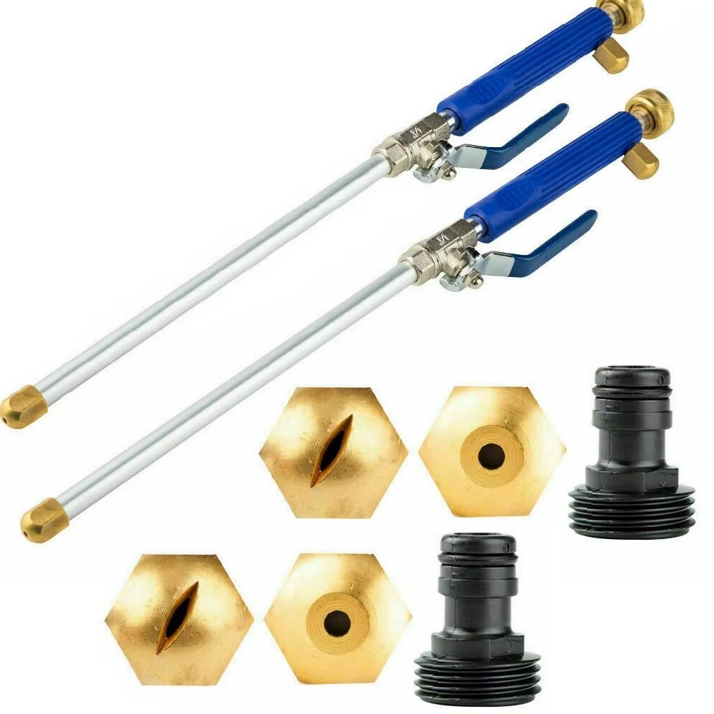 Hydro Jet High Pressure Power Washer Water Spray Gun Nozzle For Garden Car Hose
