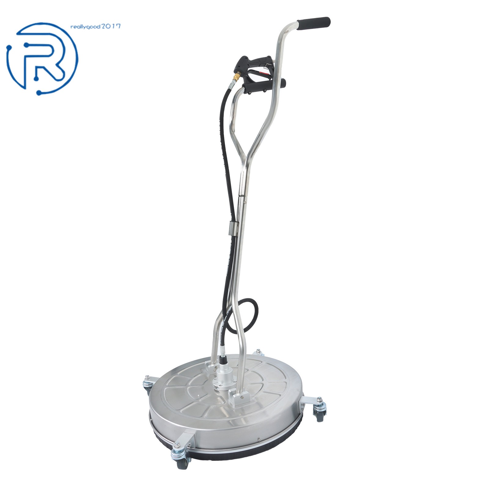 Pressure Washer Surface Cleaner 24″ 6000 PSI w/ Handles & Wheels Quick Connect