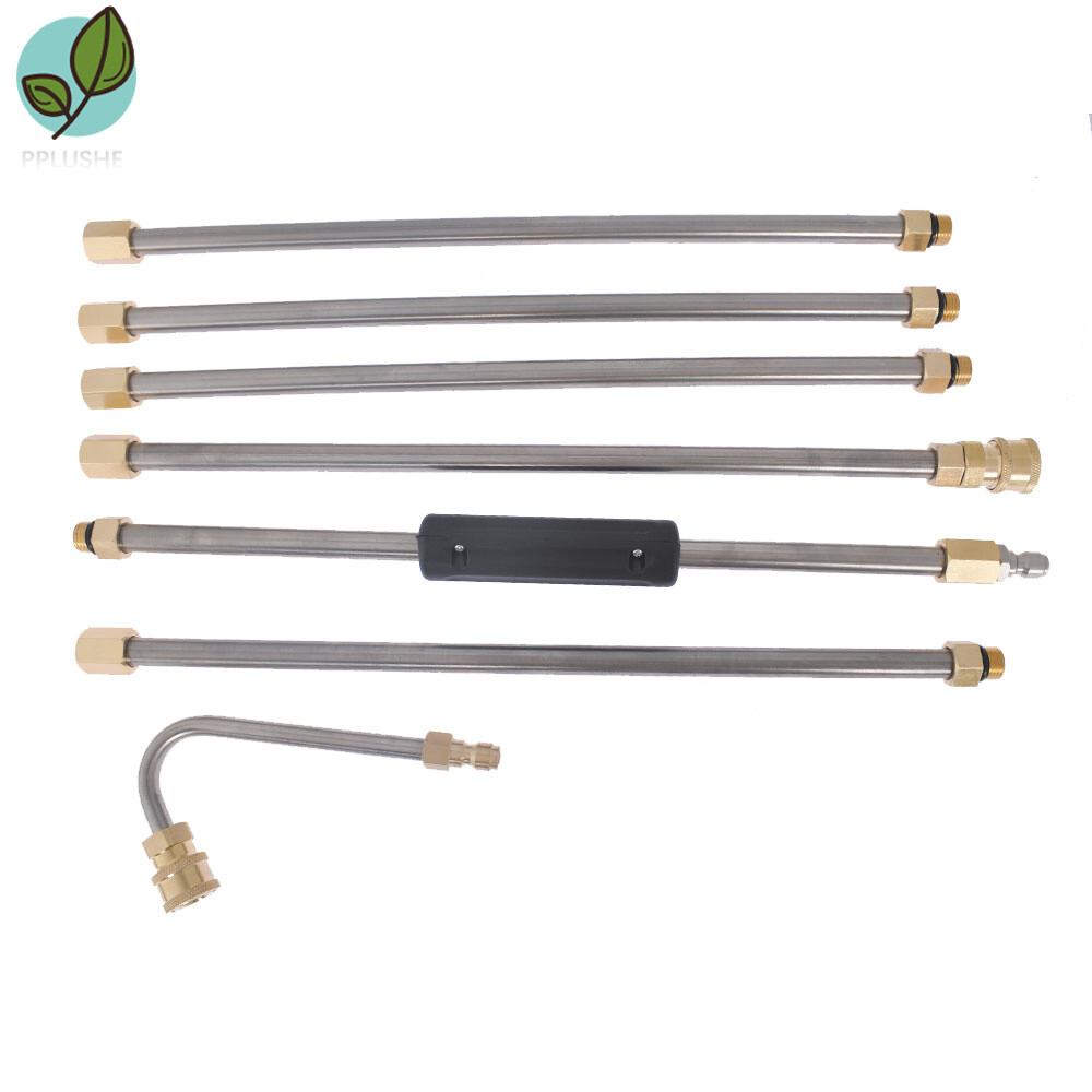Pressure Washer Extension Wand Replacable Washer Lance+Spray Nozzle Tip 4000PSI