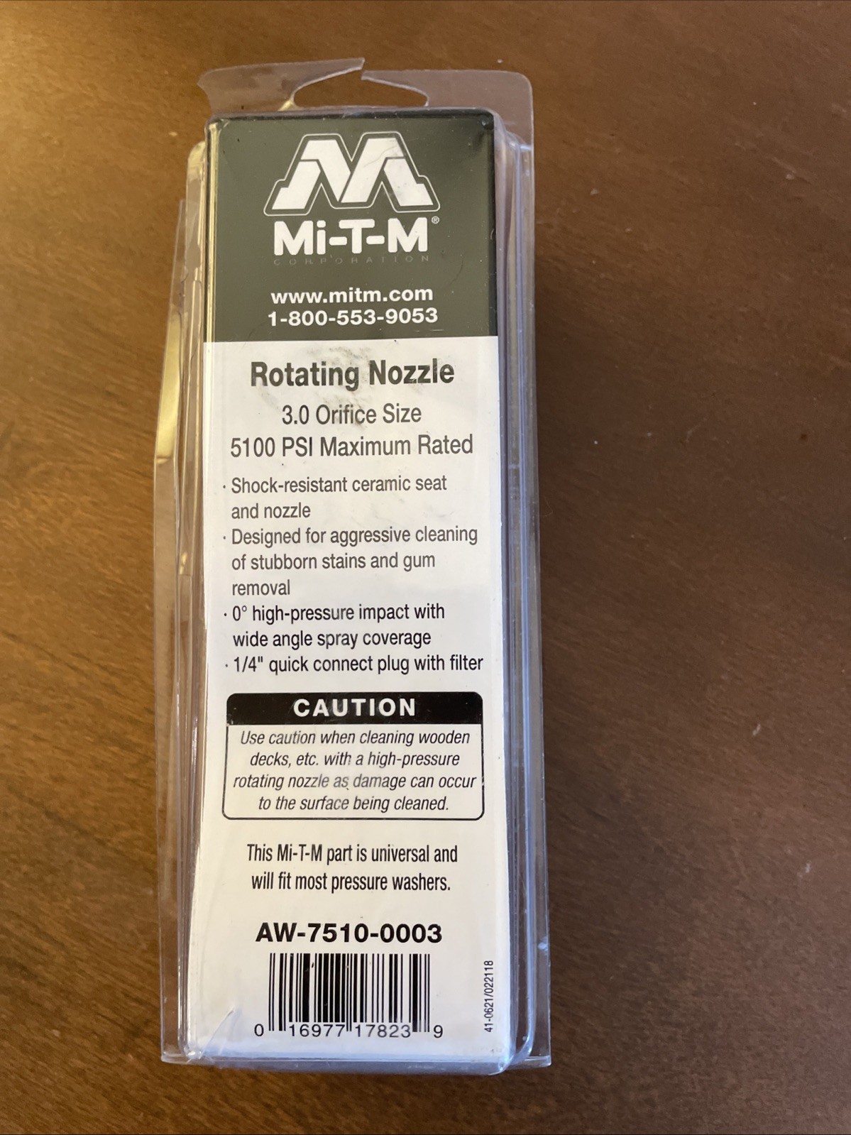 PRESSURE WASHER ROTARY NOZZLE 2600-5100 PSI TURBO TIP- FILTER / INDUSTRIAL RATED