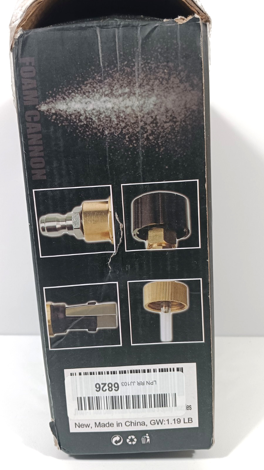 Tool Daily Foam Cannon 1/4 Inch Quick Connector 1 Liter 5 Pressure Washer
