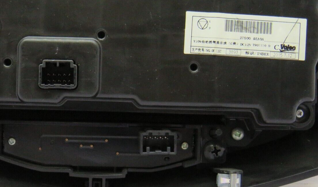 ⭐ NISSAN QASHQAI 275004EA0A 27500 4EA0A T907770D Air Conditioning Control ⭐