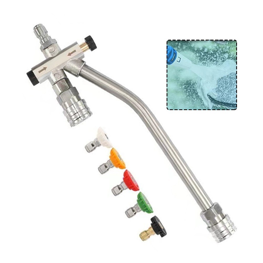 Simplify Cleaning Tasks with Dual Connector Lance Foam Generator Attachment