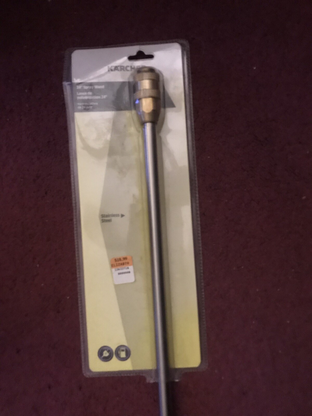 KARCHER 8.641-025.0 24″ STAINLESS STEEL UNIVERSAL SPRAY WAND
