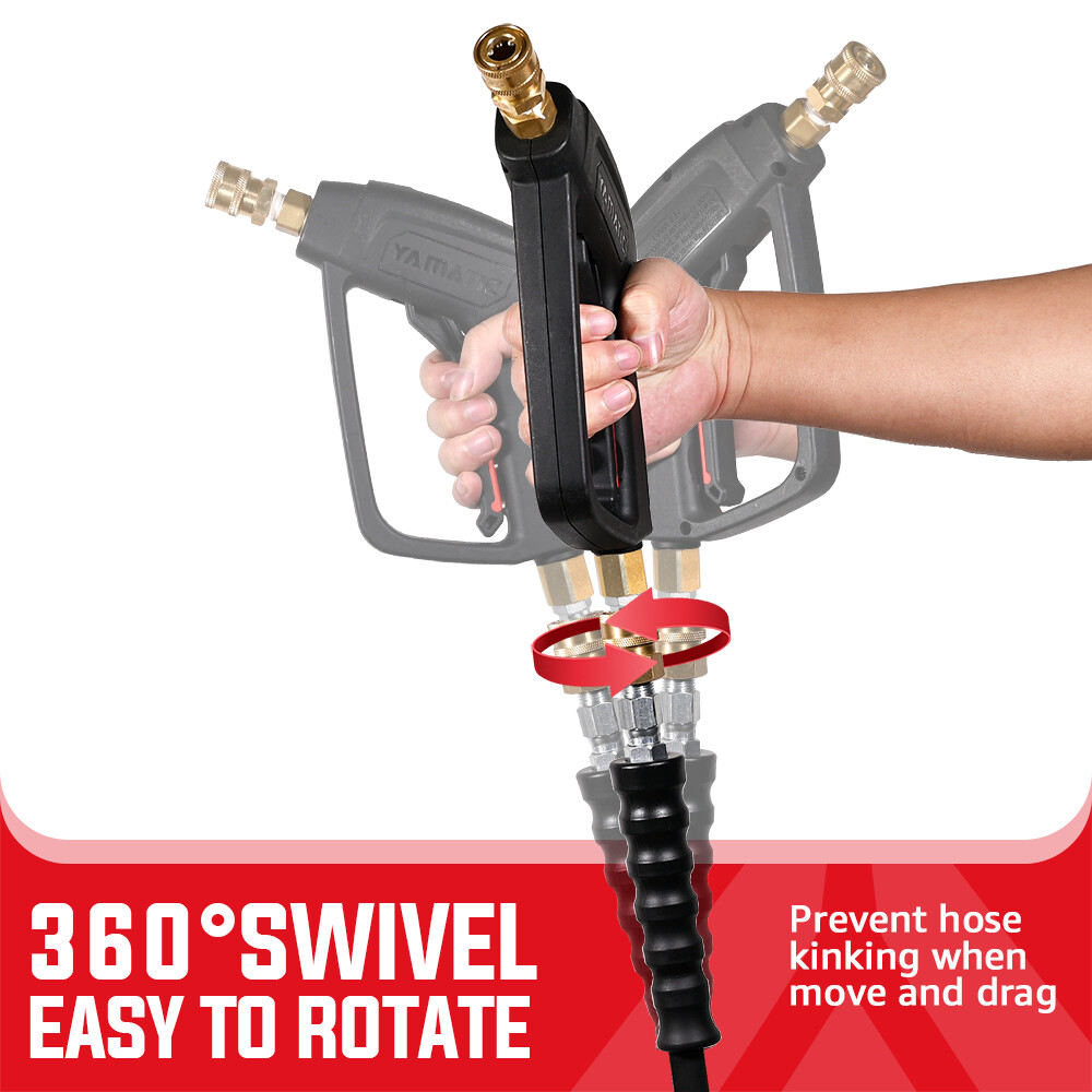 YAMATIC Pressure Washer Gun, Pressure Washer Hose, Extension Wand, Nozzle Tips