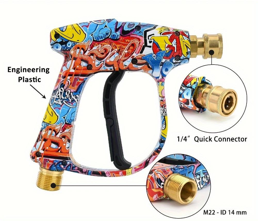Personalized Graffiti Car Wash Spray Lance with 5 Tips Included