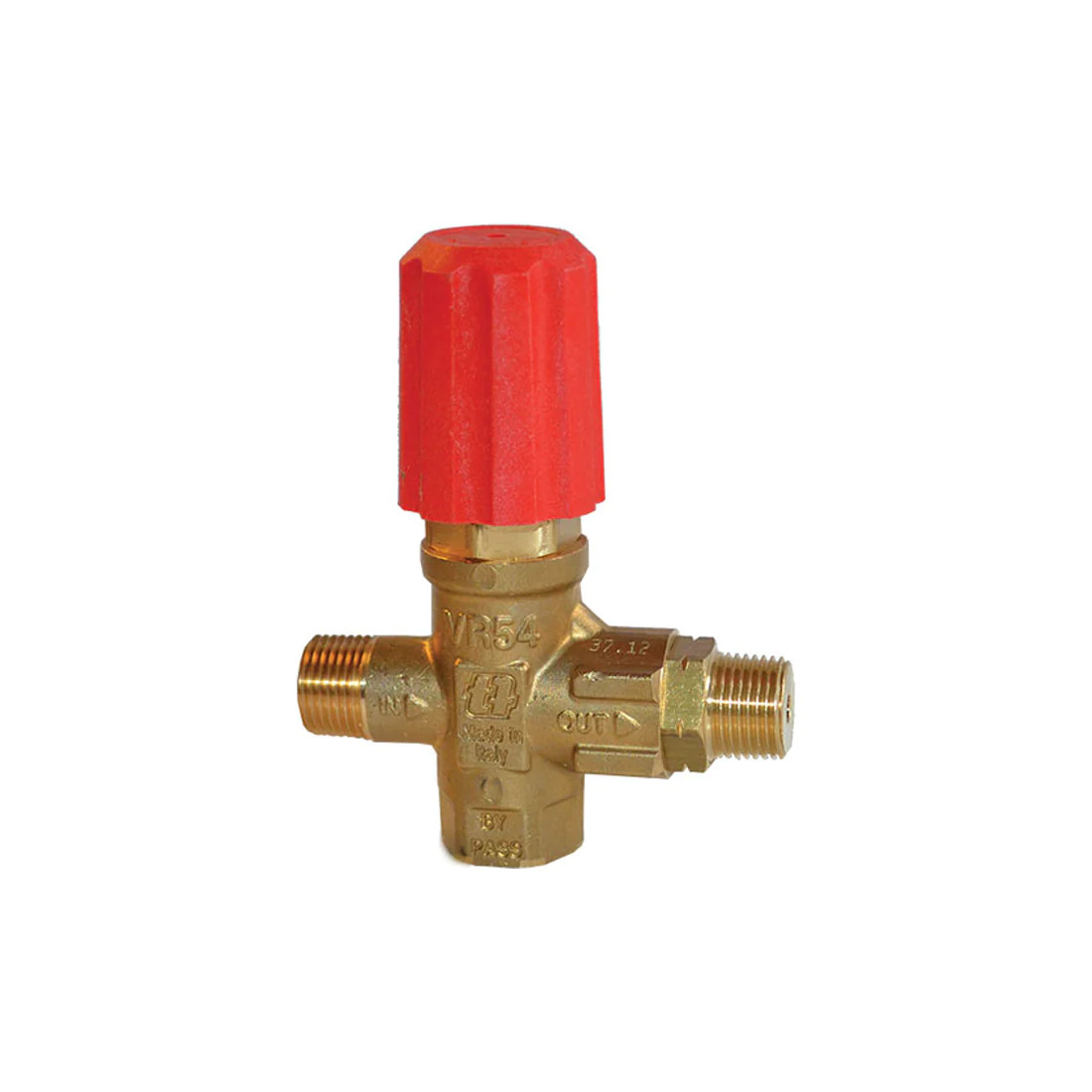 AR North America VR54-200 Unloader Valve 2900 PSI Pressure Washer 8 GPM Red