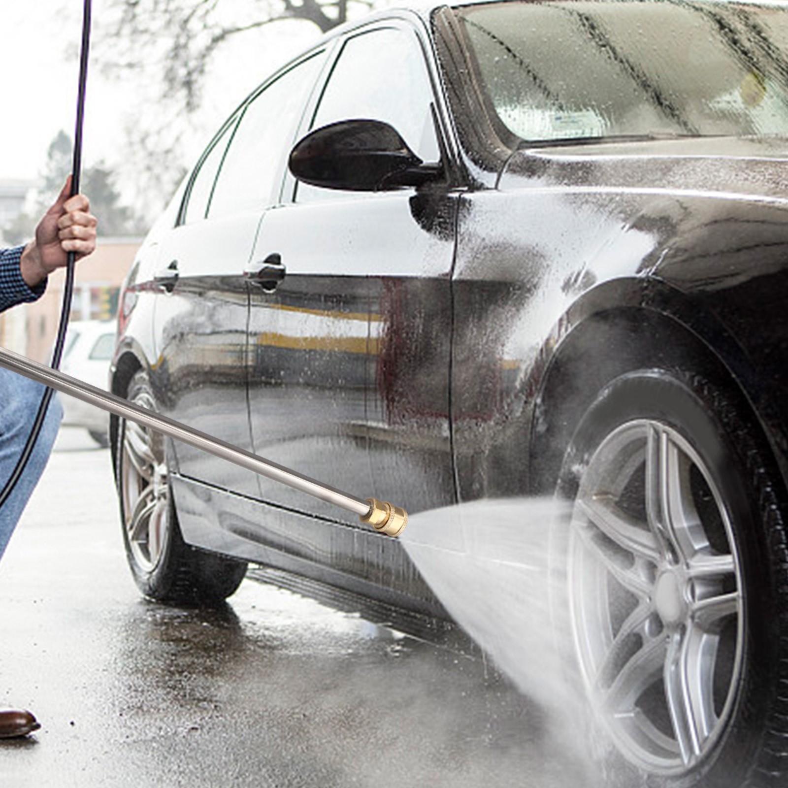 High Pressure Washer Extension Wand Compatible with Most Power Washers