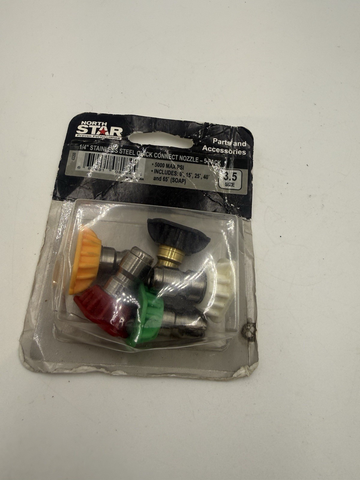 NorthStar 5-Pack Pressure Washer Quick Couple Nozzle Set- 3.5 Size